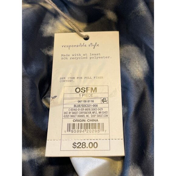 OSFM - Womens Floral Print Short Duster - A New Day - Black Ivory - Picture 4 of 7